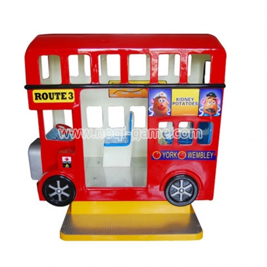 Noqi London Bus 4 seats kiddie amusement ride for sale
