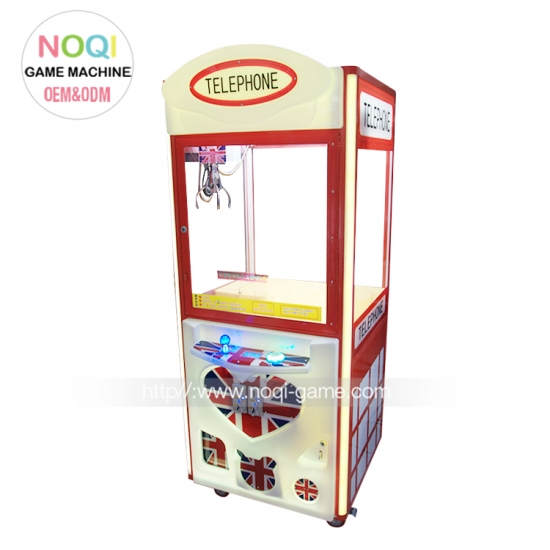 Noqi high standard Telephone arcade crane machine