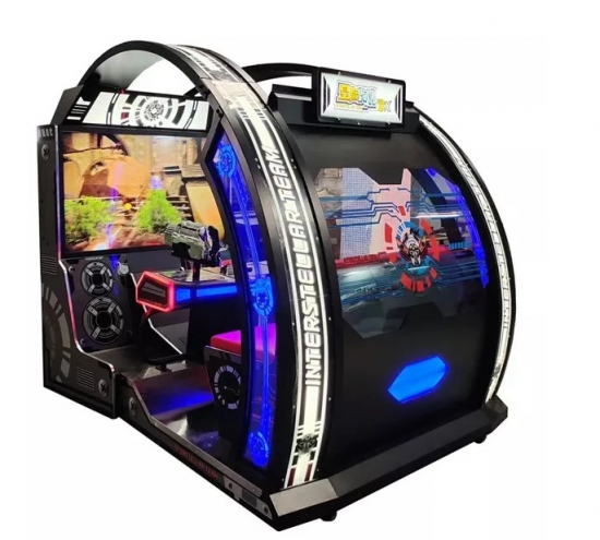 63 inches display 3D Arcade game interstellar team gunner shooting game